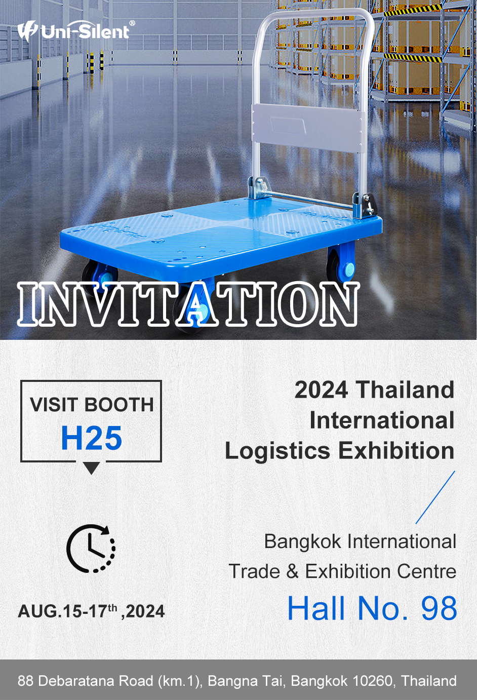 Shanghai Lianhe mengambil bahagian dalam Pameran Logistik Antarabangsa Thailand ke-17 2024